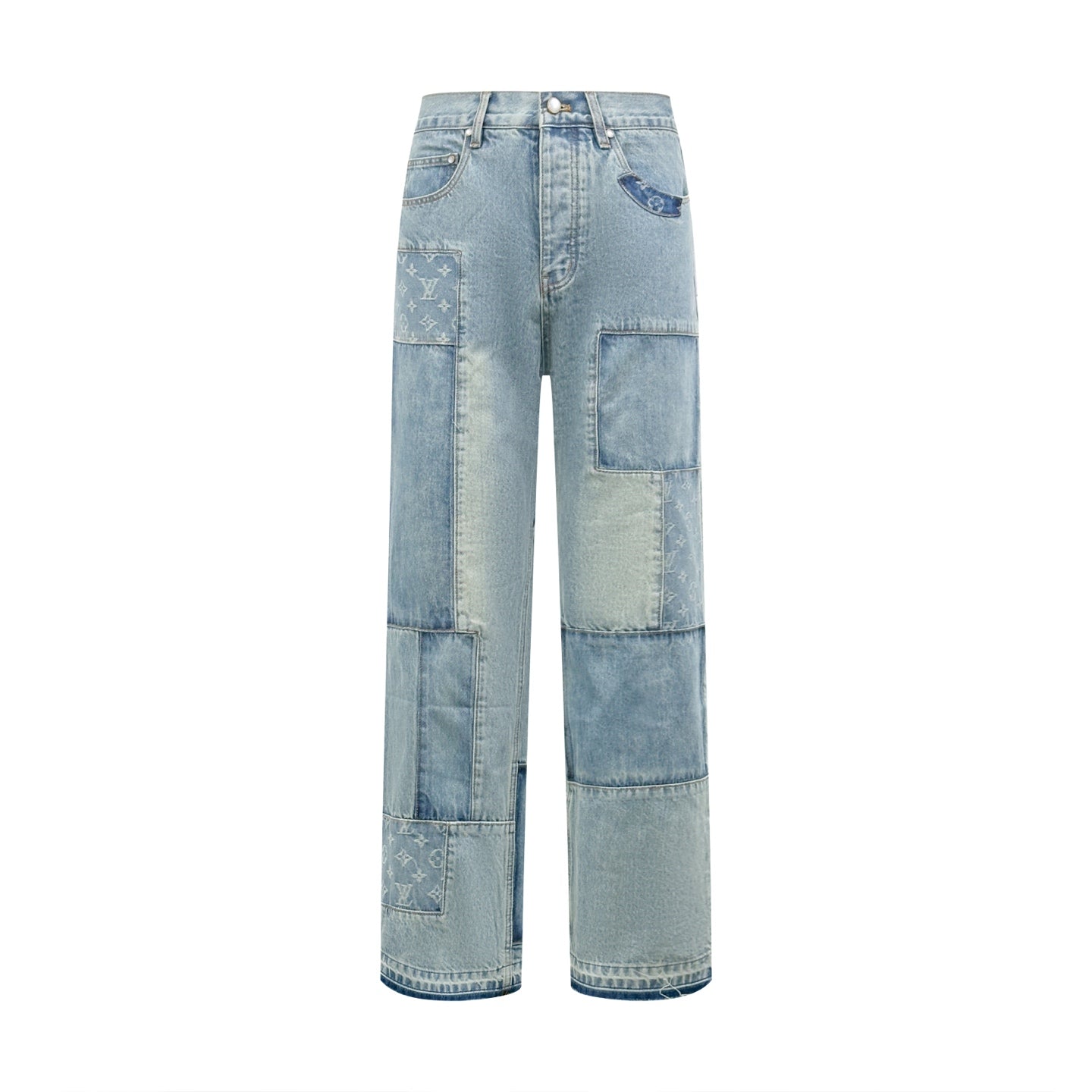 2026 new model LY logo patchwork jeans (BB885-C15)