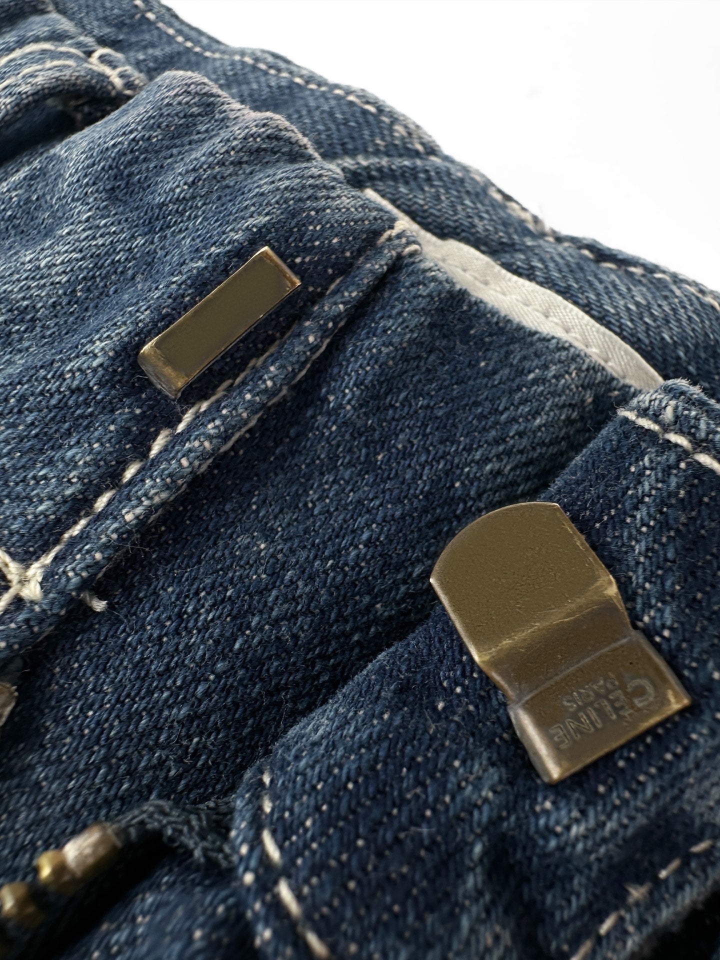 2026 Women's Ce Logo Flared Denim Jeans (EE427)