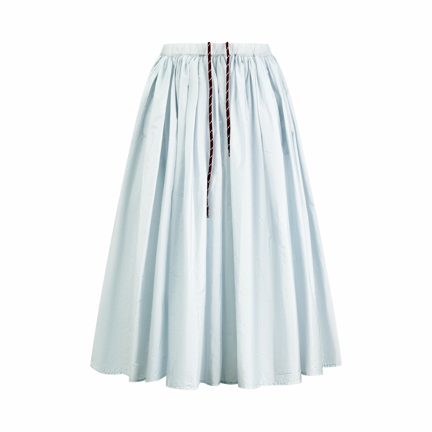 2026 Women's Triangle Brand Triangle Pattern Pleated Long Dress (FF770)
