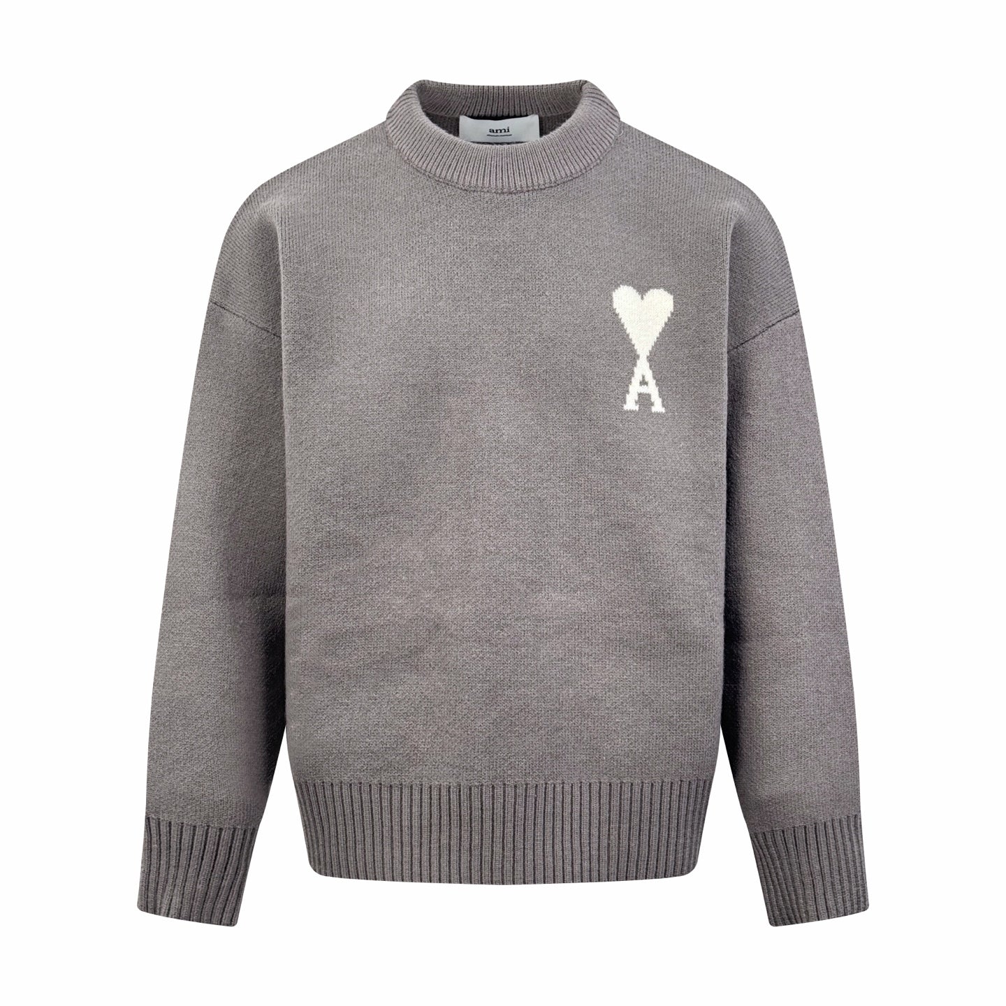 2026 New Heart A Jacquard Rundhals-Strickpullover (25374-B30)
