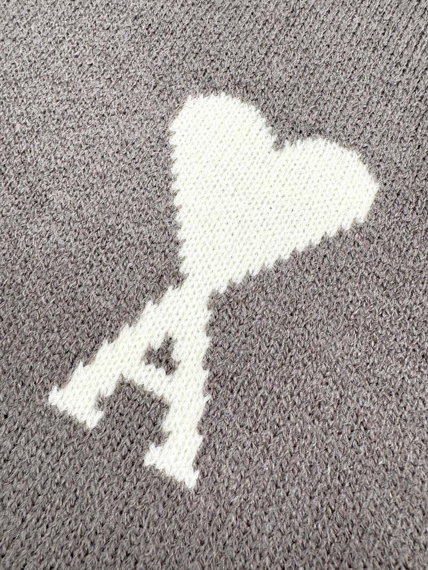 2026 New Heart A Jacquard Rundhals-Strickpullover (25374-B30)