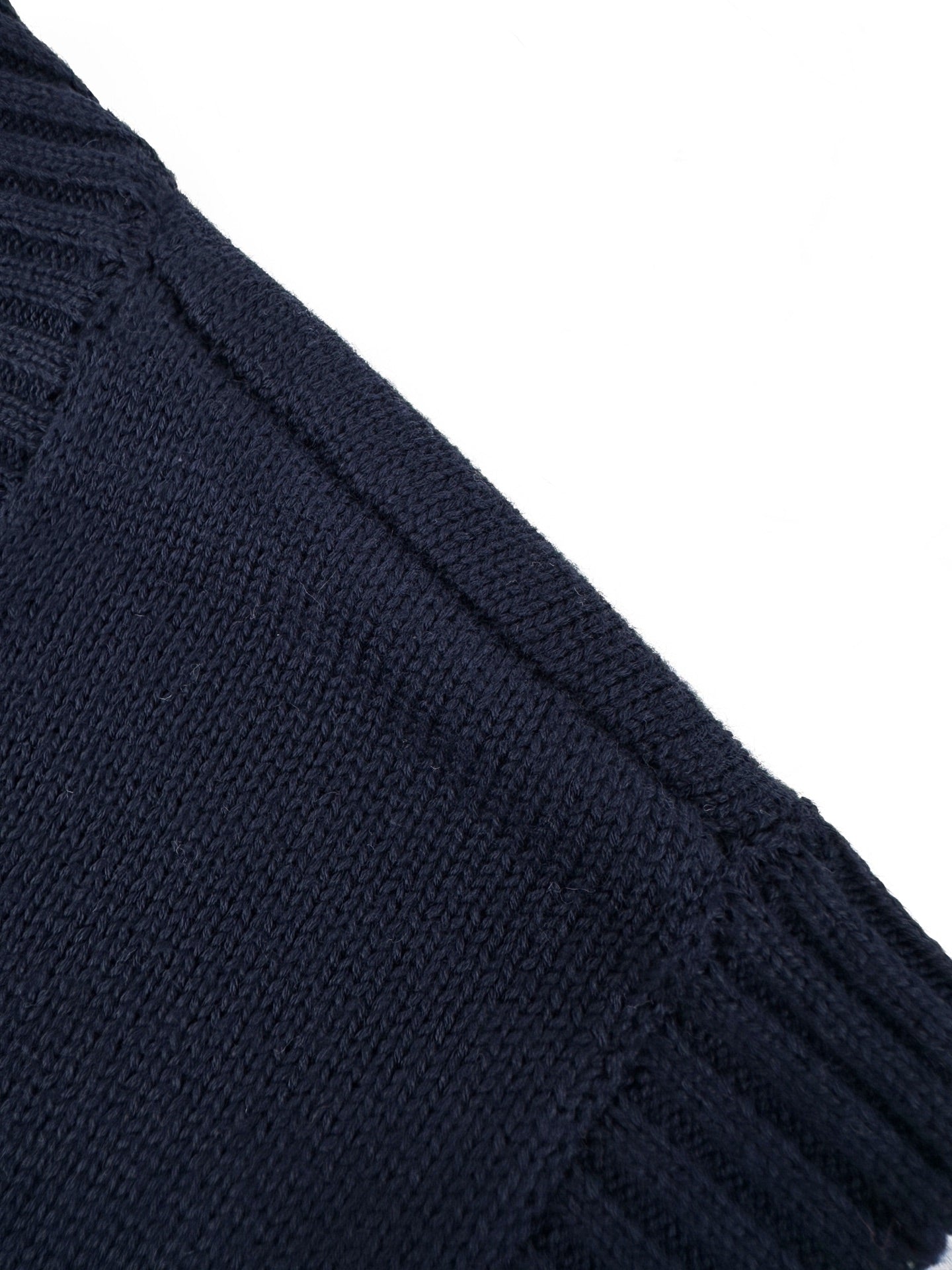 2026 New Triangle Brand Besticktes Poloshirt aus Wollmischung mit Reißverschluss vorne (25127-A70)