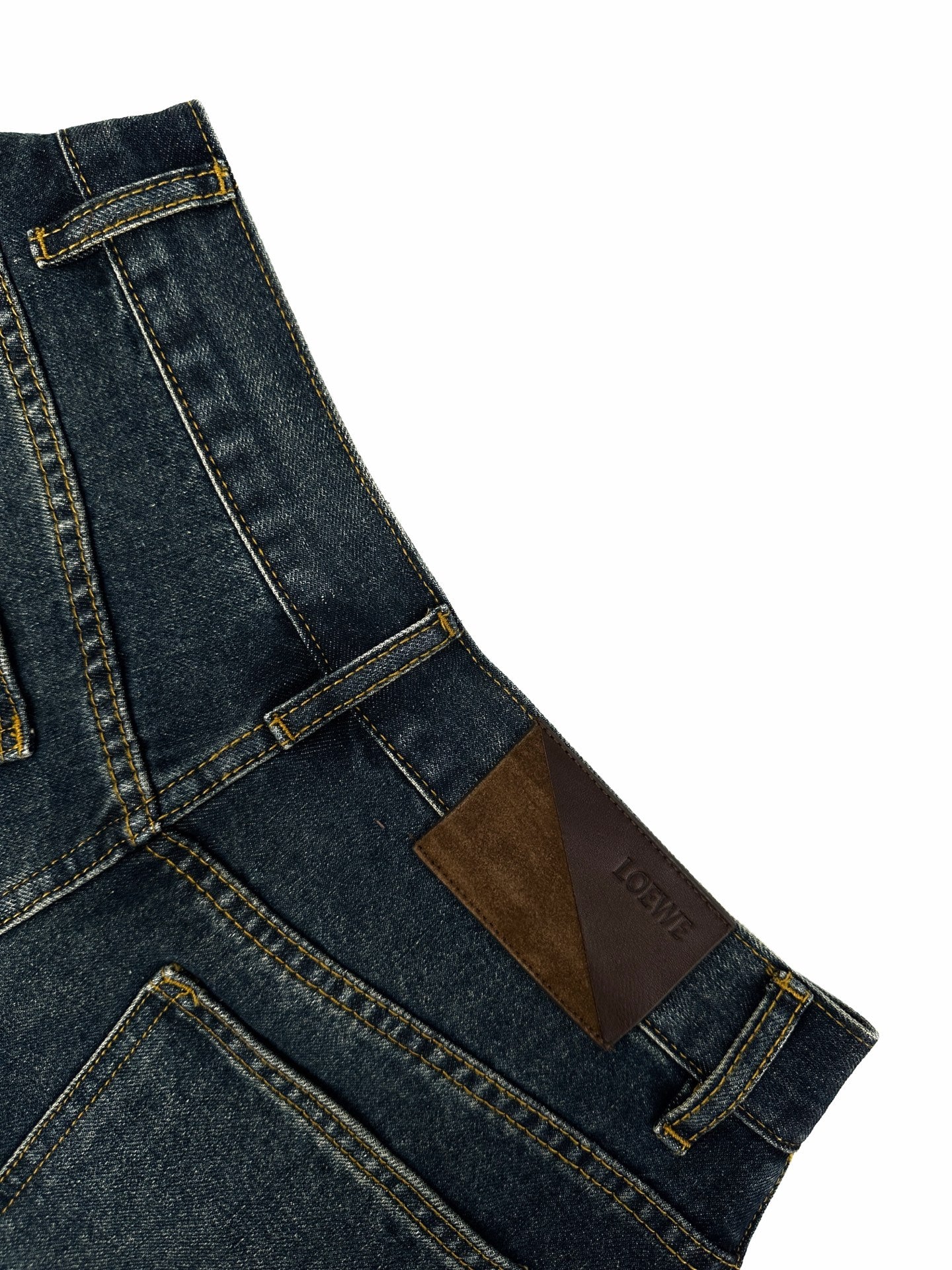 2026 Women's Way Leather Asymmetric Jeans (DD178)