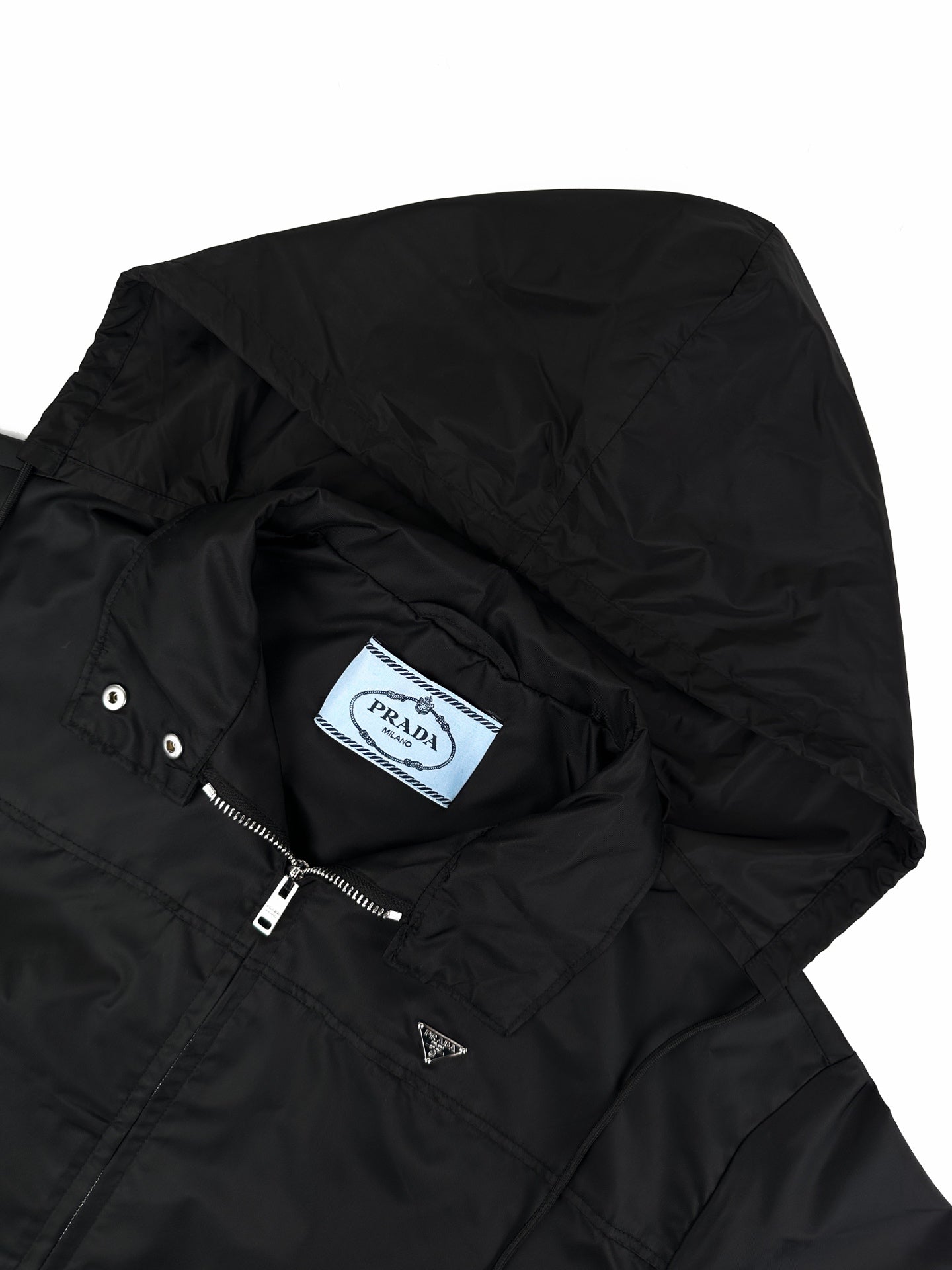 2026 Women's Triangle Brand Hooded Zip-Up Coat (DD169)