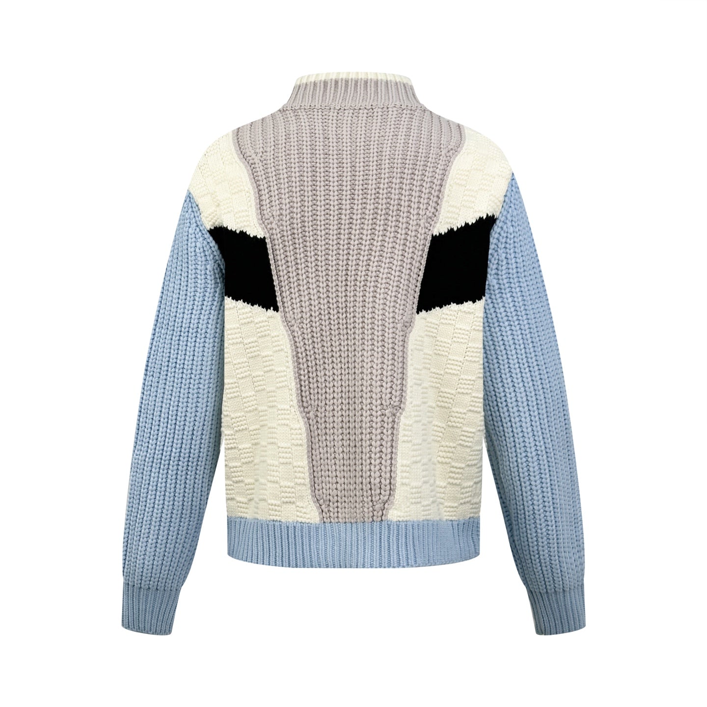 2026 New Heart A Jacquard Rundhals-Strickpullover (25374-B30)