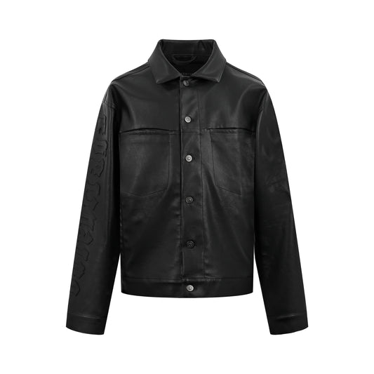2026 New Model Balen Embroidered Leather Jacket (AA660-C40)