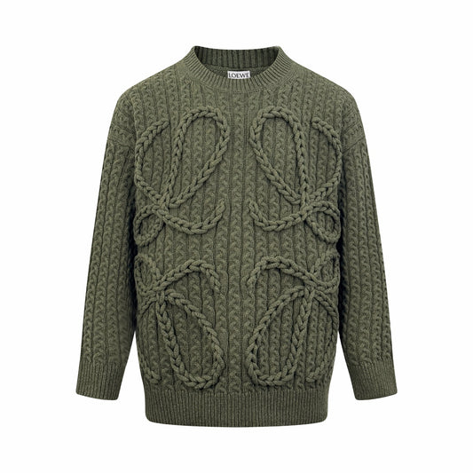 2026 New Style Way Twisted Knit Sweater (25387-B70)