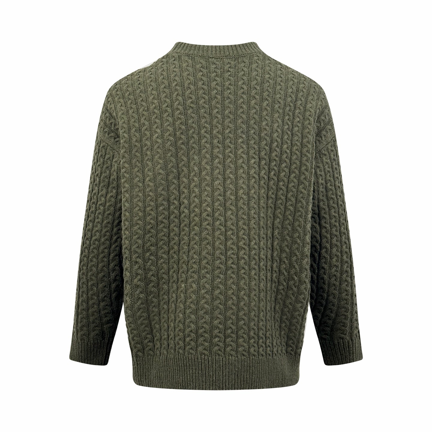 2026 New Heart A Jacquard Rundhals-Strickpullover (25374-B30)