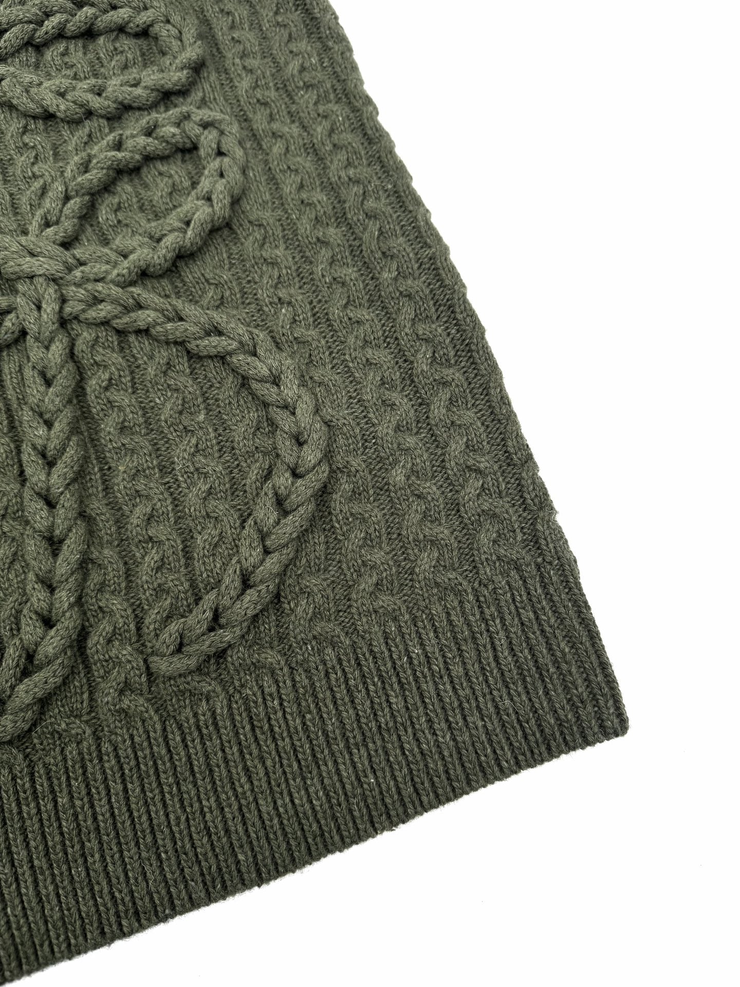 2026 New Heart A Jacquard Rundhals-Strickpullover (25374-B30)