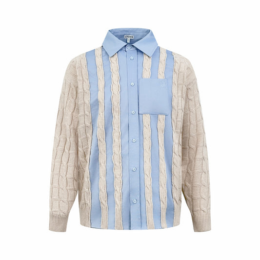 2026 Women's Way Embroidered Wool Blend Shirt (DD115)