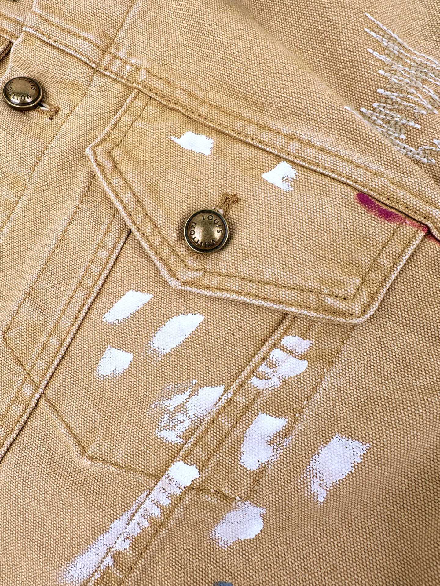 2026 New Model LY Blot Marked Denim Jacket (AA645-C35)