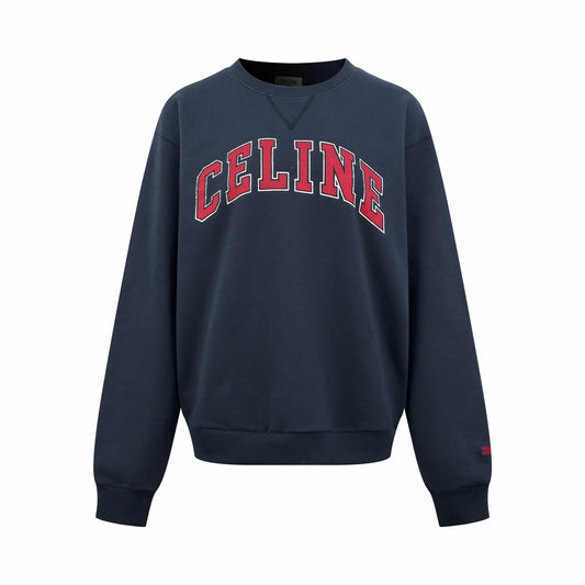 2026 Women's Ce Printed Logo Sweatshirt (EE449 Blue)