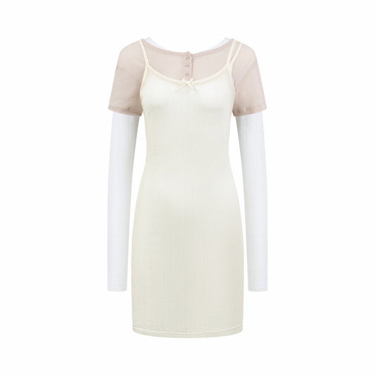 2026 Women's Acn Layered Long-Sleeved Dress (FF814)