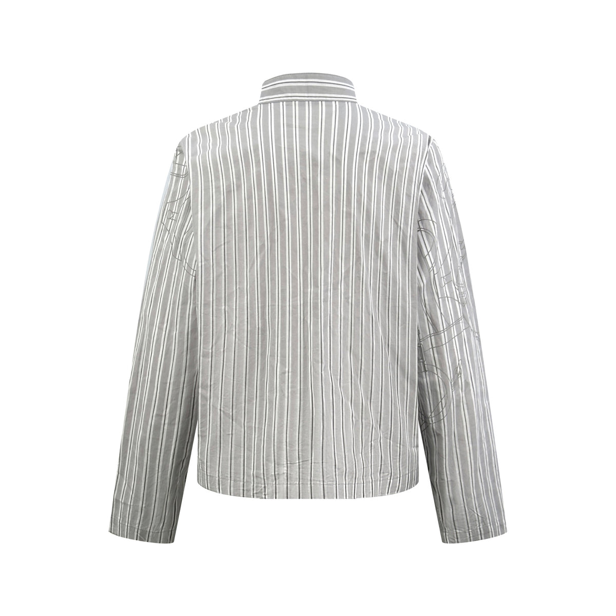 2026 new model H logo printed striped coat (BB4009-C00)