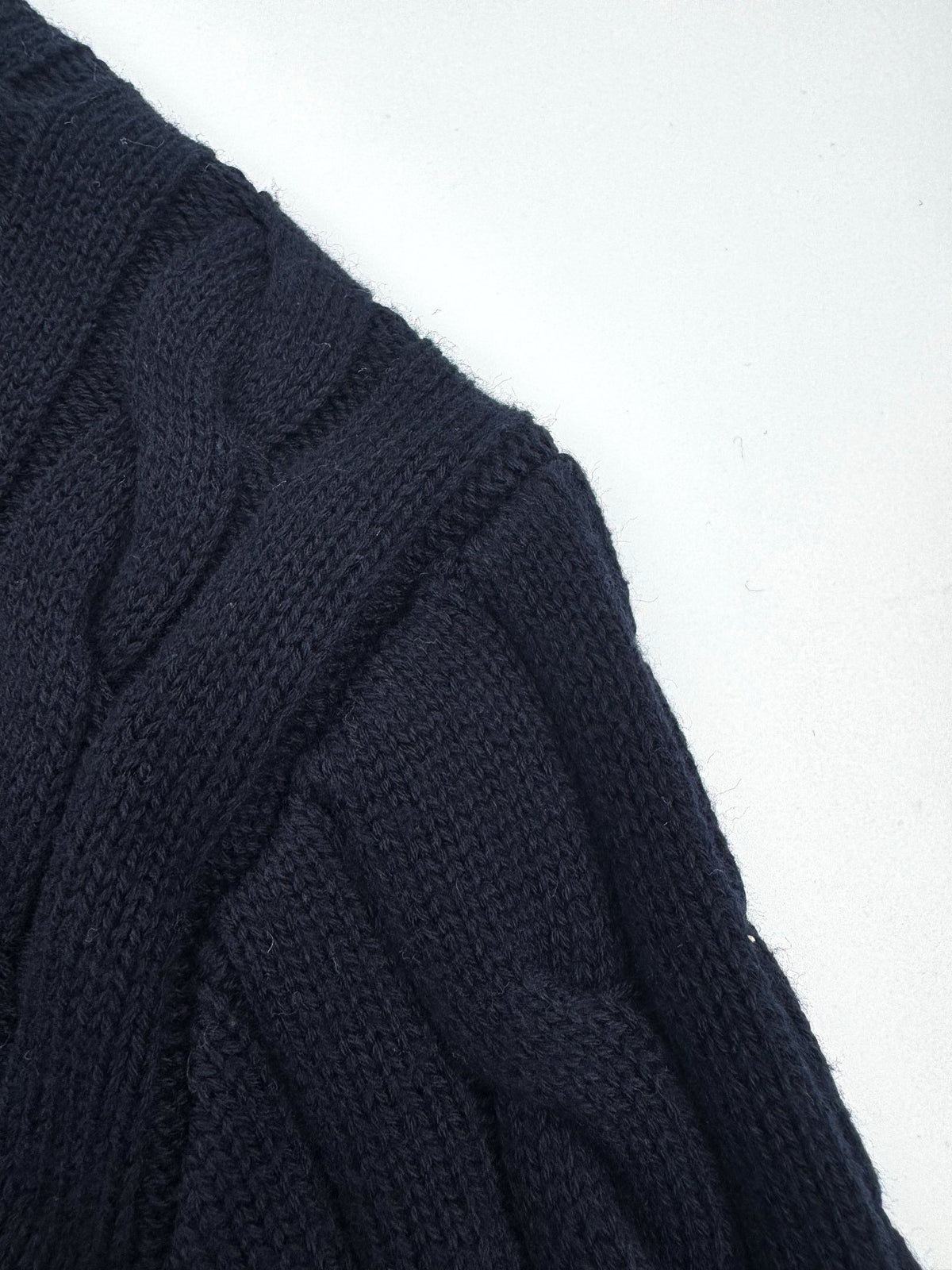 2026 New RL Decorative Knot Zip Knit Sweater (25274-B30)