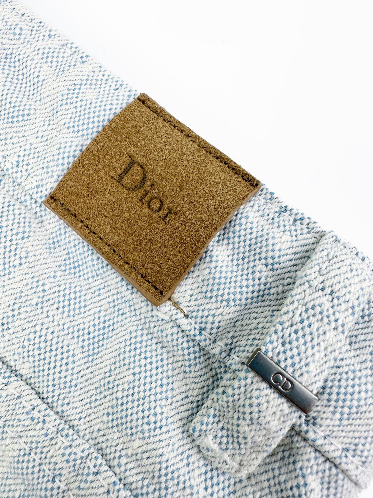 2026 Women's CD Full-Print Lettered Denim Pants (DD174)