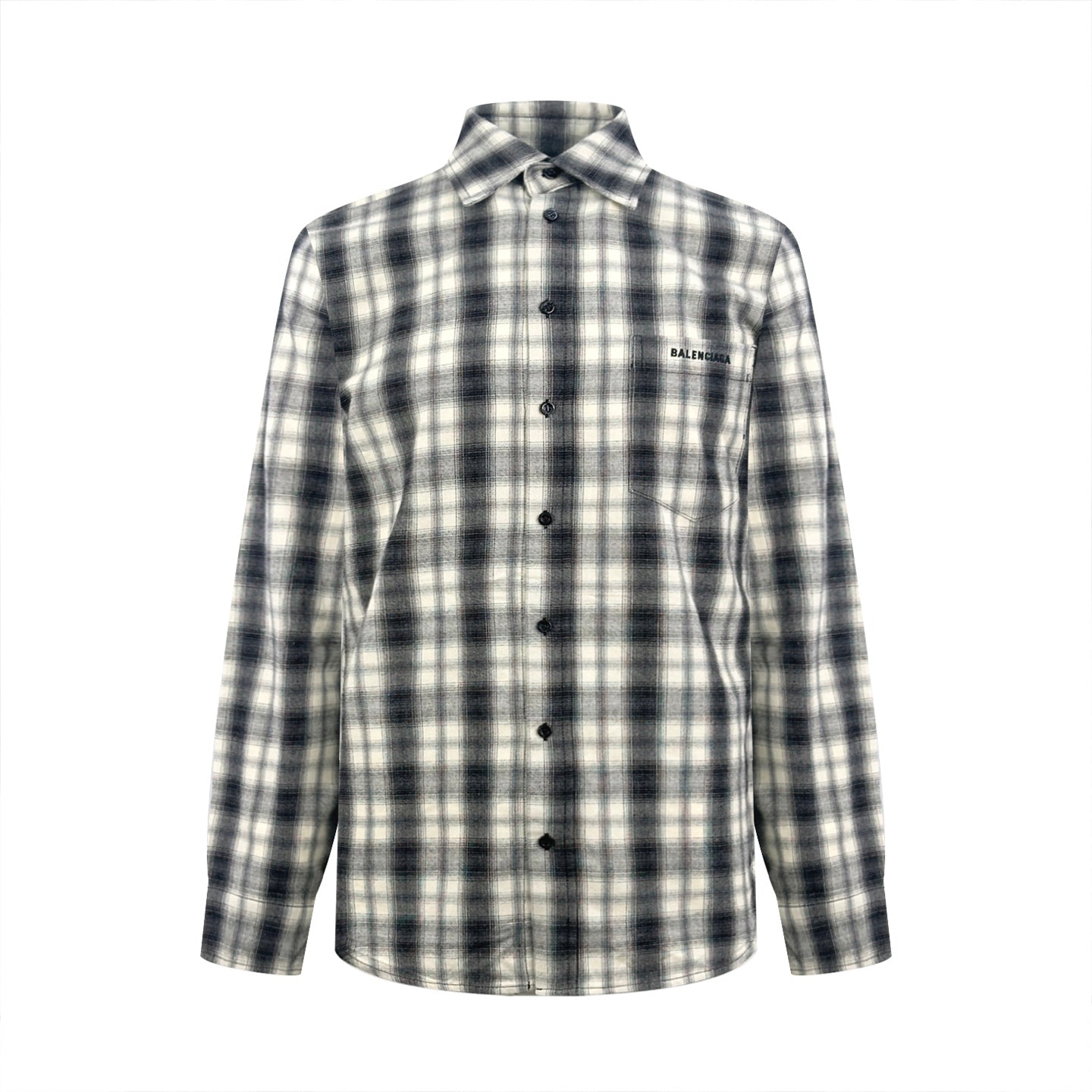 2026 new model Balen logo check shirt (AA685-B30)