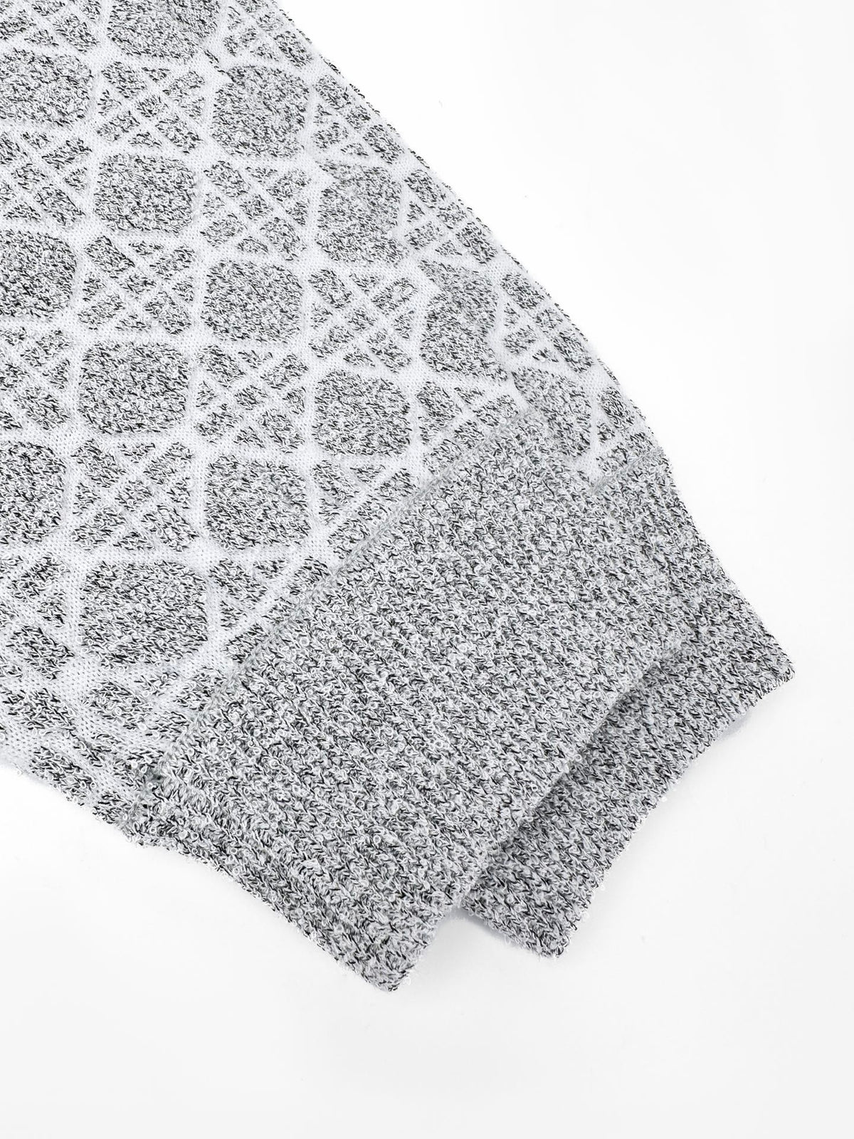2026 New Heart A Jacquard Rundhals-Strickpullover (25374-B30)