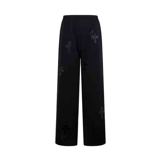 2026 New Model CH Cross Leather Patch Pants (CC7011-B90)