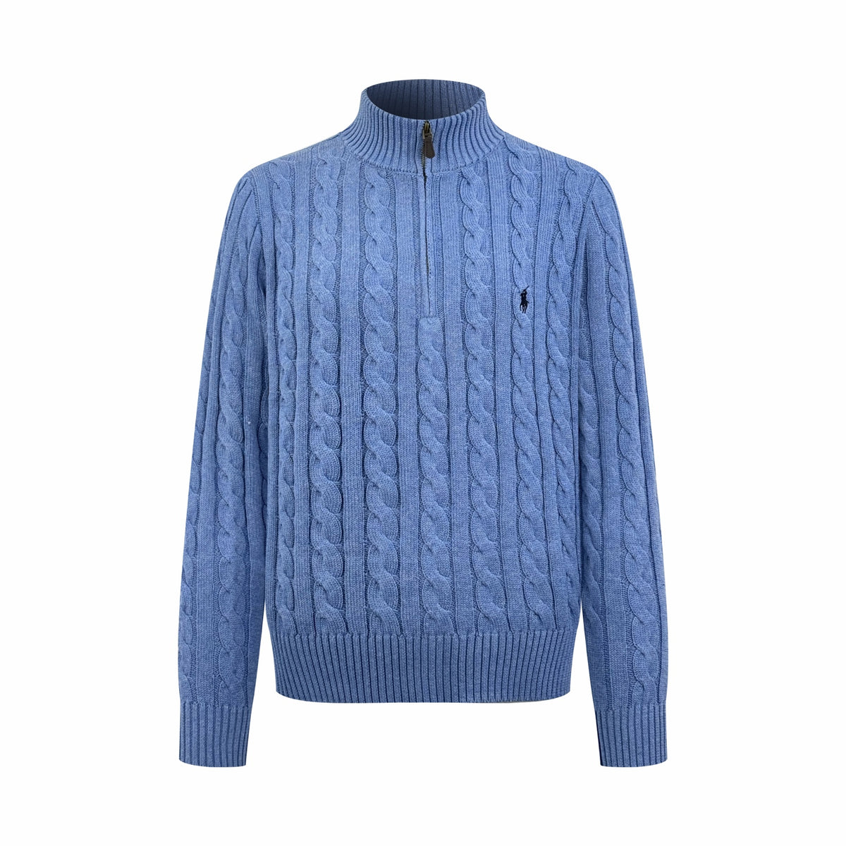 2026 New RL Decorative Knot Zip Knit Sweater (CC919-B30)