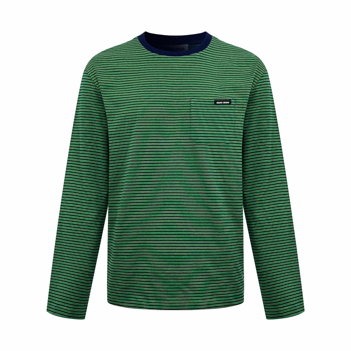 2026 Women's MM Logo Striped Long-Sleeved (FF816)