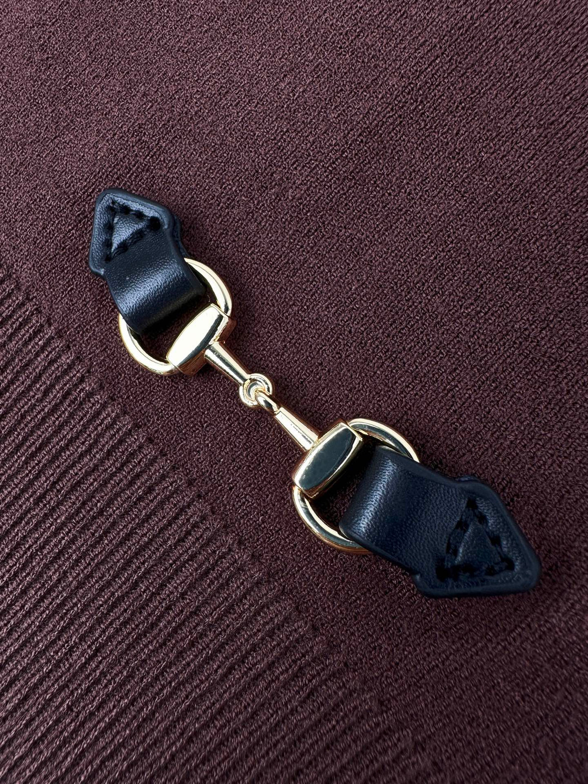 2026 Women's GU Horse Clip Collar Sweater Blazer (DD192)
