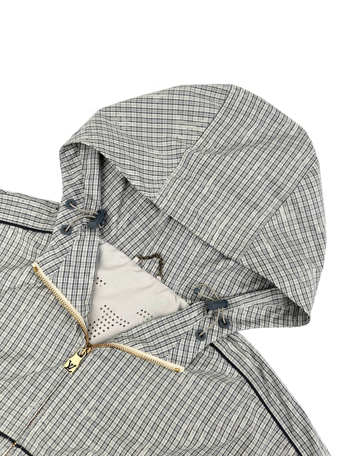2026 New Model LY Logo Checkered Hooded Jacket (AA678-C15)