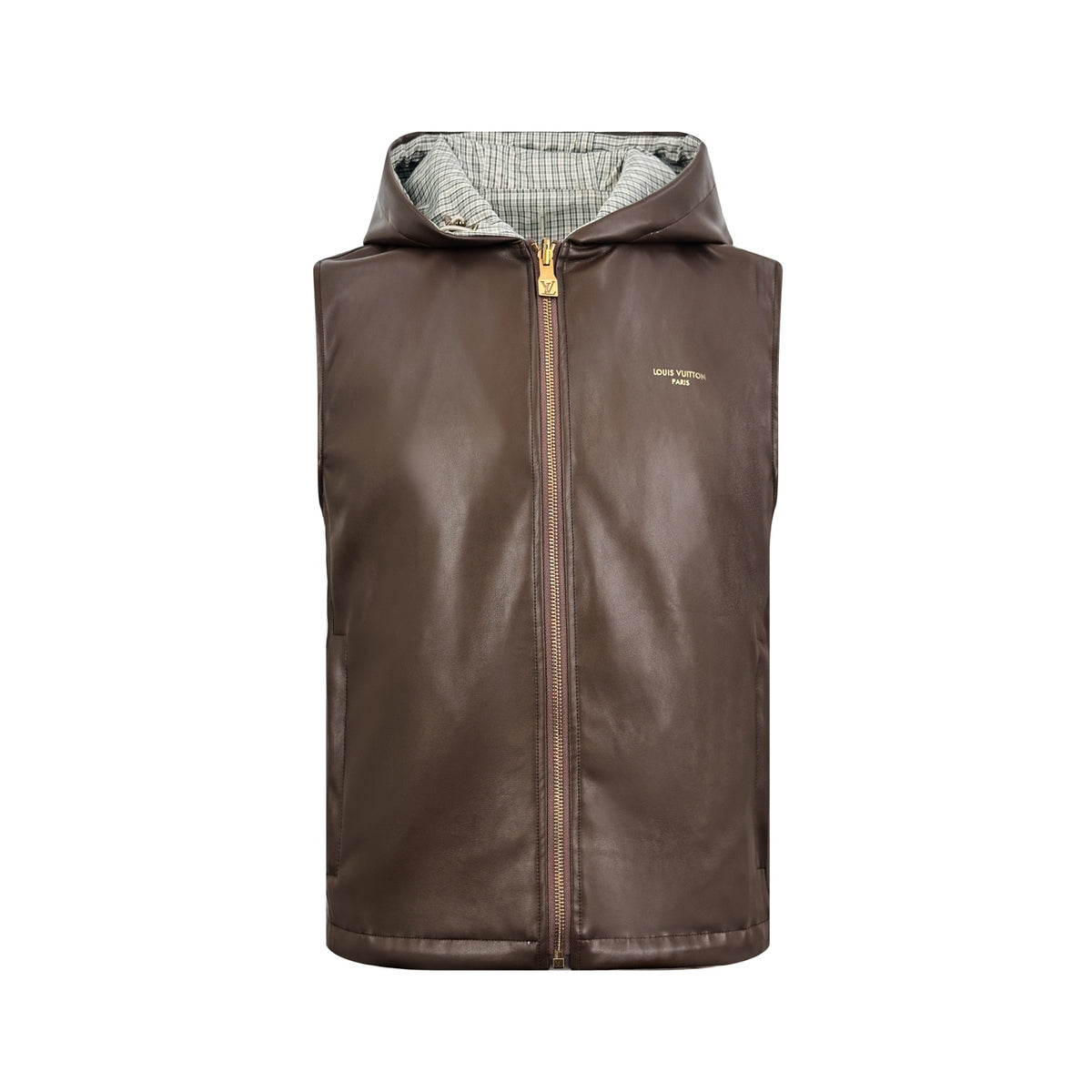 2026 New Model LY Check Double-sided Leather Jacket (AA630-C05)