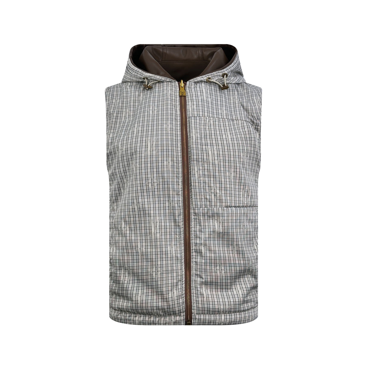 2026 New Model LY Check Double-sided Leather Jacket (AA630-C05)