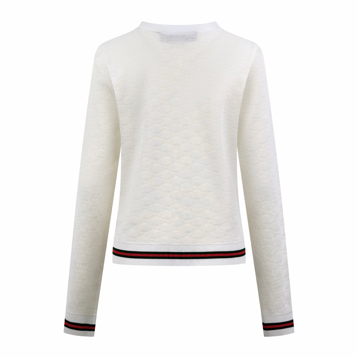 2026 Women's GU Full-Print Jacquard Sweater Blazer (DD183)