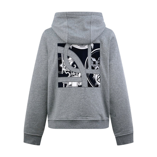 2026 New Model H Printed Fabric Lined Zipper Coat (AA683-B75)