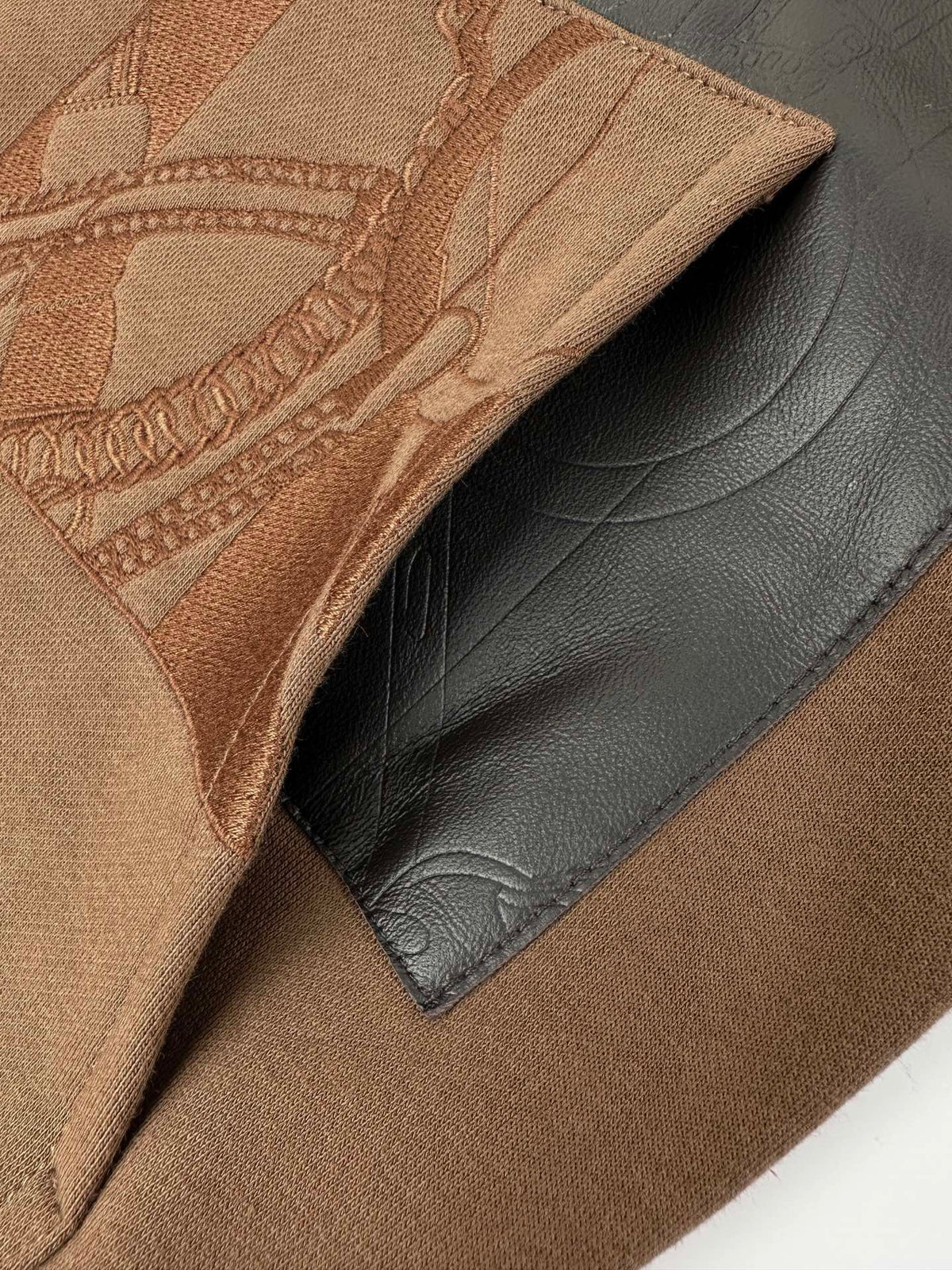 2026 New Model H Embroidered Leather Zipper Coat (AA684-B85)