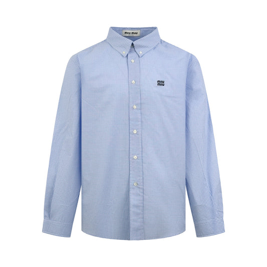 2026 new model MM logo checked shirt (CC7022-B40)