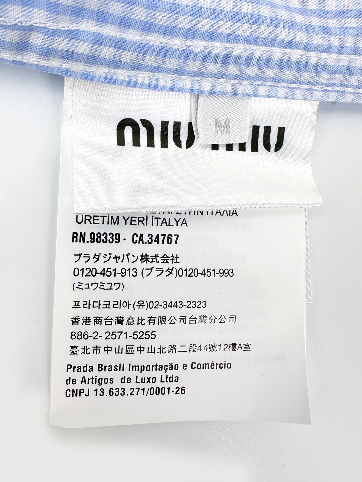 2026 new model MM logo checked shirt (CC7022-B40)