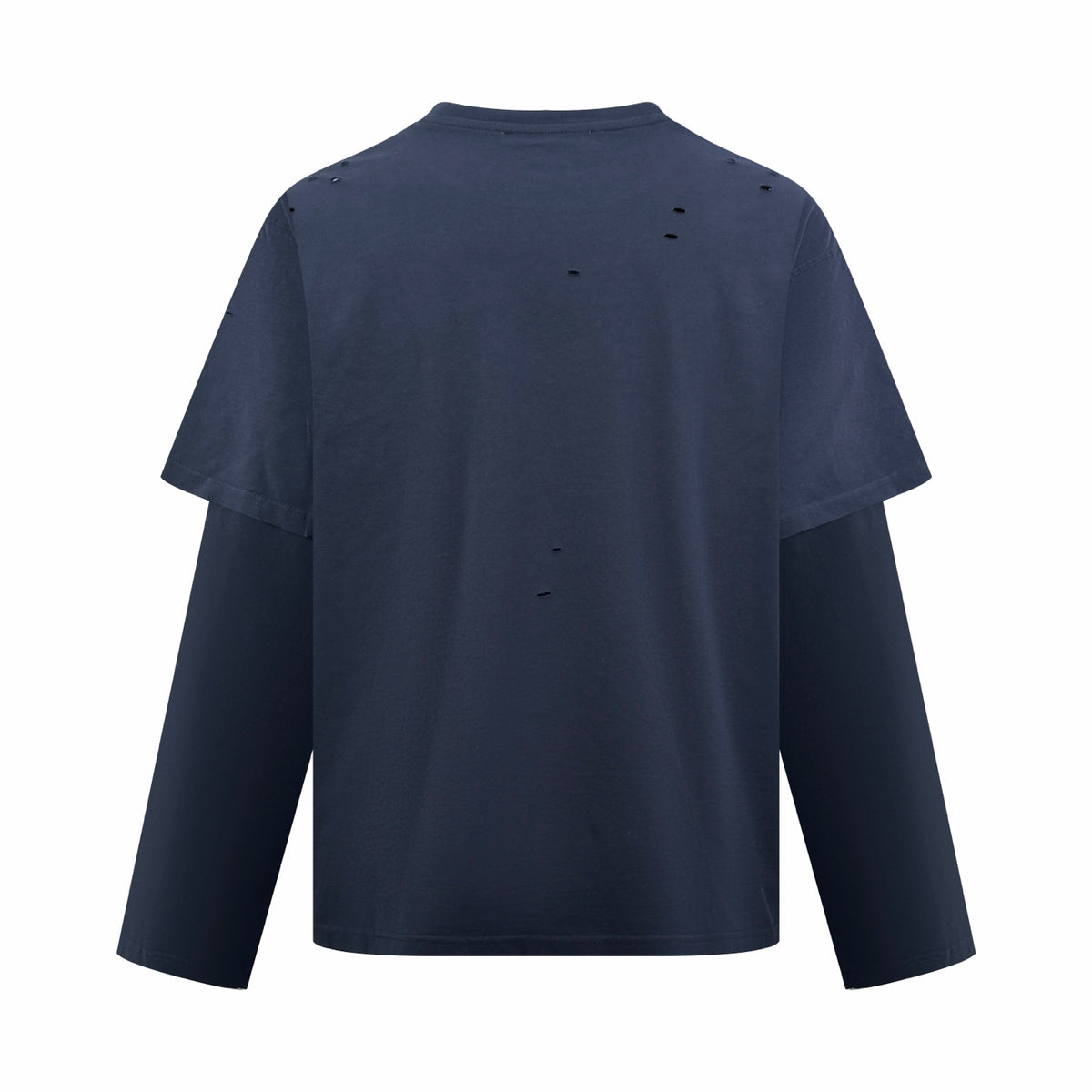 2026 Women's Acn Vintage Logo Fake Two-Piece Long-Sleeved (FF836)