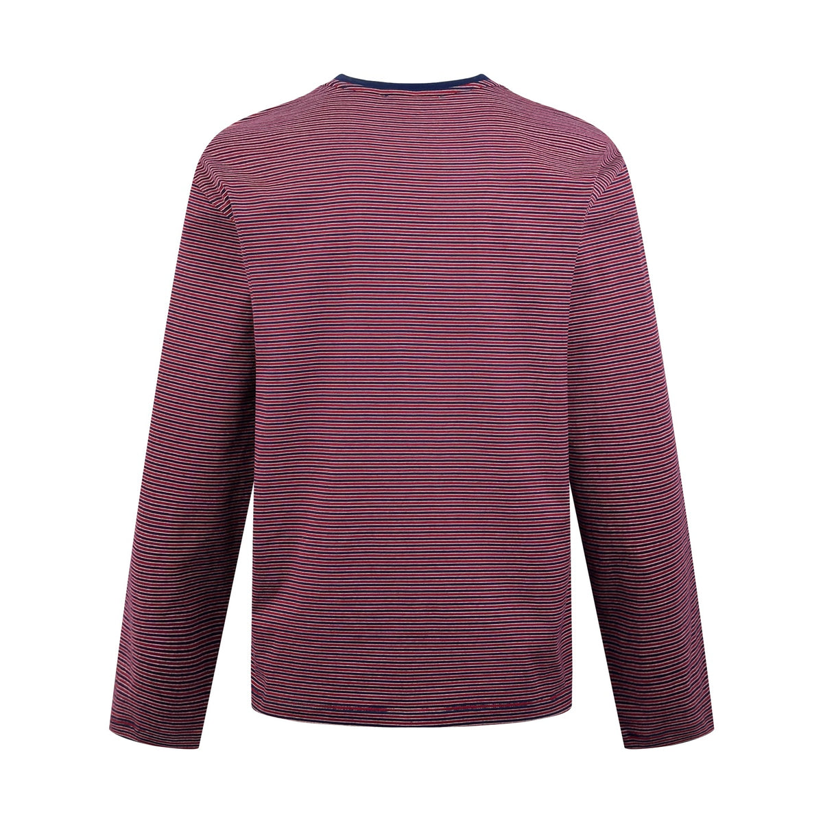 2026 New Model MM Logo Striped Henry Collar Long Sleeve (CC7017-A75)