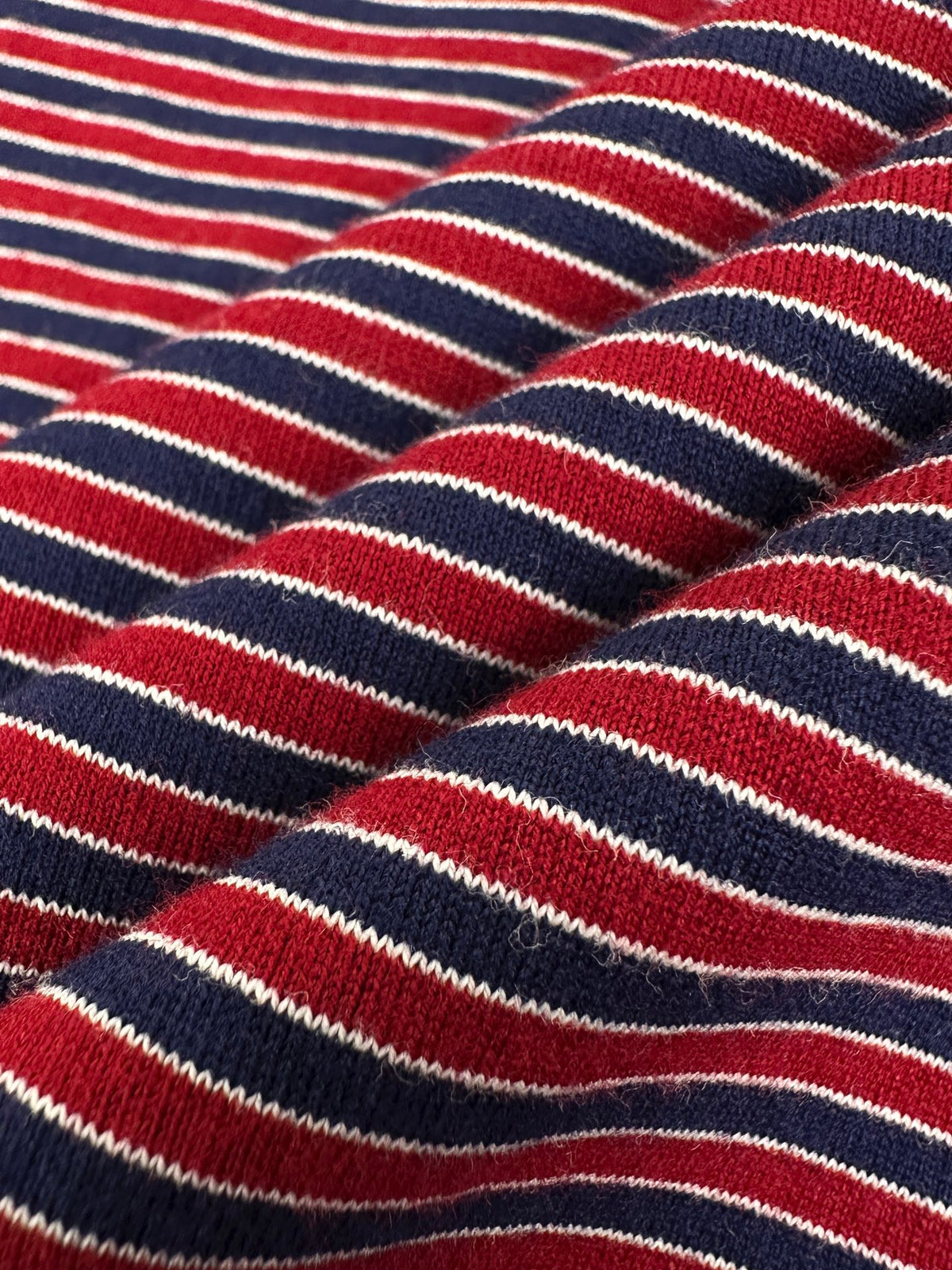 2026 New Model MM Logo Striped Henry Collar Long Sleeve (CC7017-A75)