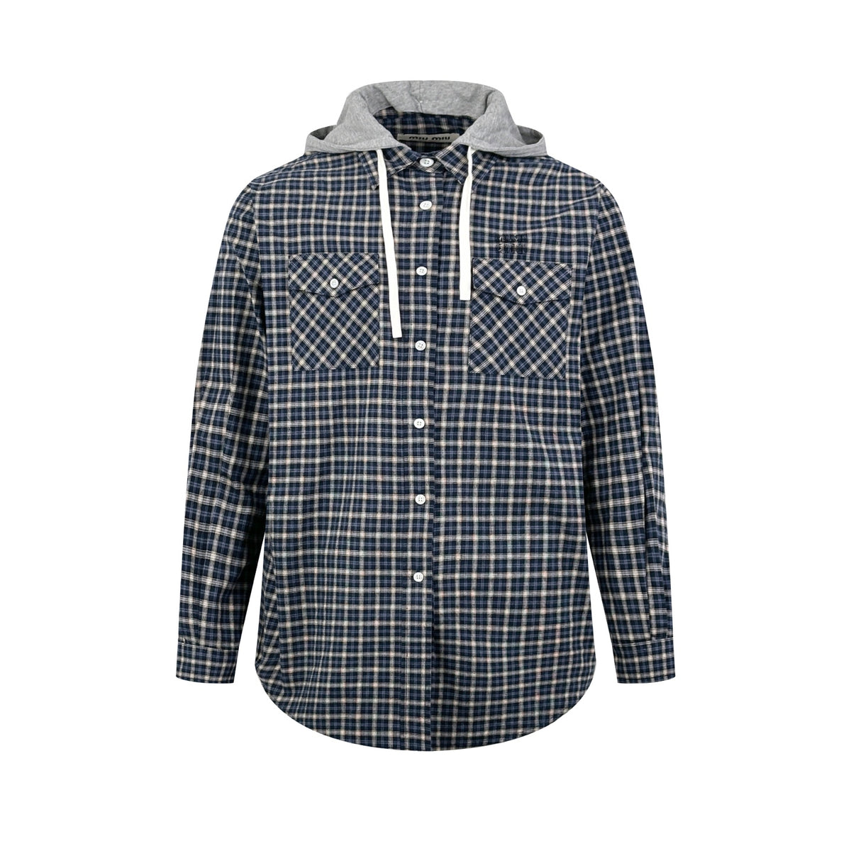 2026 New MM Check Pattern Logo Hooded Coat (BB4034-C20)