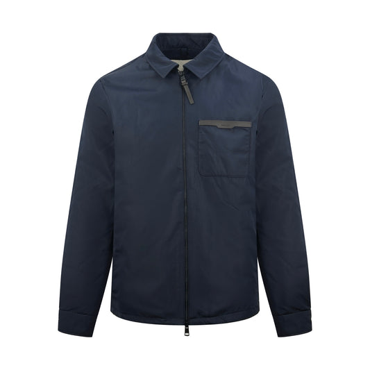 2026 New Mon Leather-Patch Pocket Zipper Down Jacket (AA680-D35)
