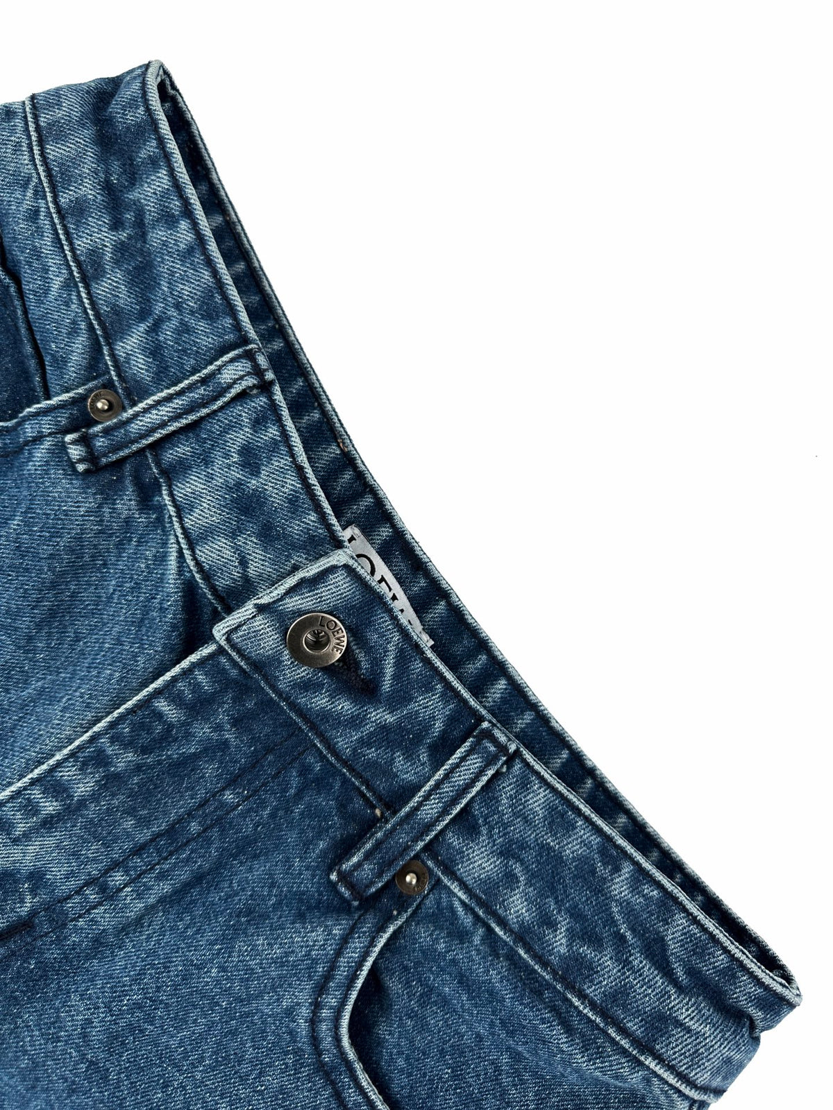 2026 Women's Way Denim Pants with Embroidered Logo (EE455)
