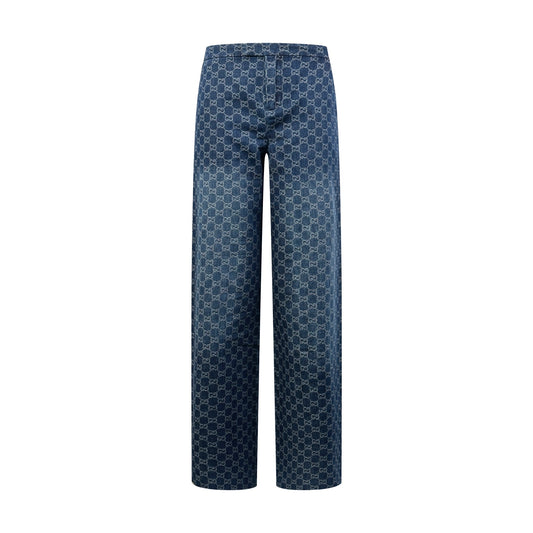 2026 New Model GU Printed and Embroidered Flannel Pants (AA1039-B20)