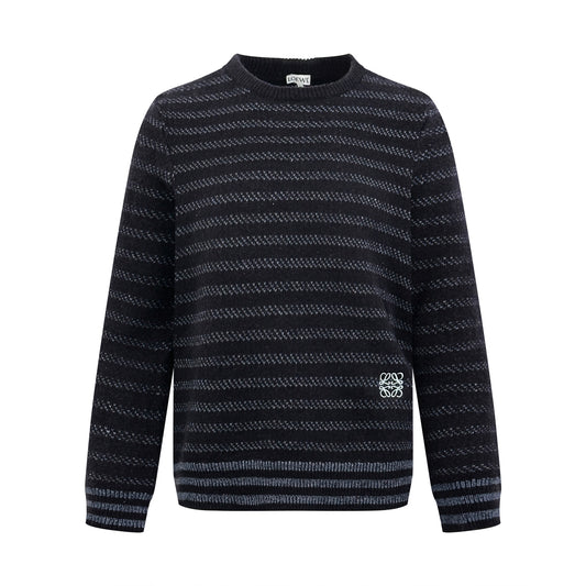 2026 New Style Way Embroidered Striped Jacquard Sweater (AA633-B50)