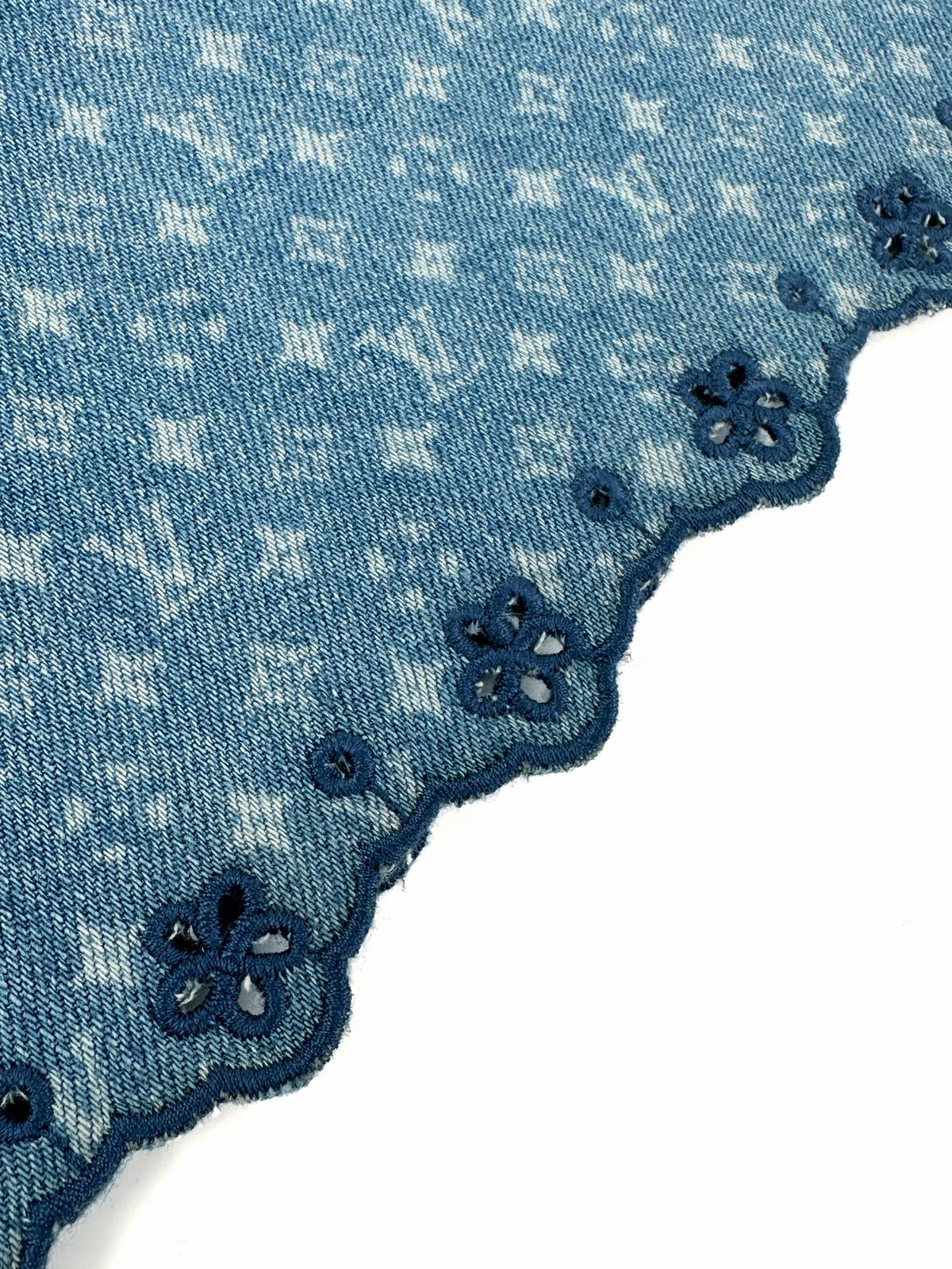 2026 Women's LY Label Full Print Denim Dress (EE451)