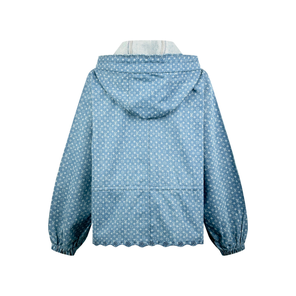 2026 Women's LY Labeled Full-Print Denim Jacket (EE450)