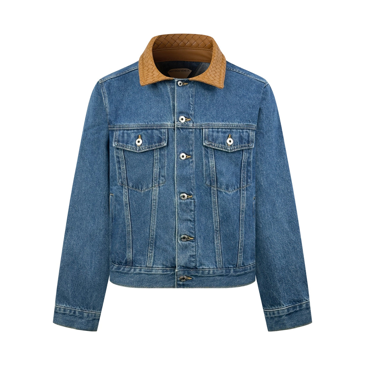 2026 new BV woven leather denim jacket (BB4040-C80)
