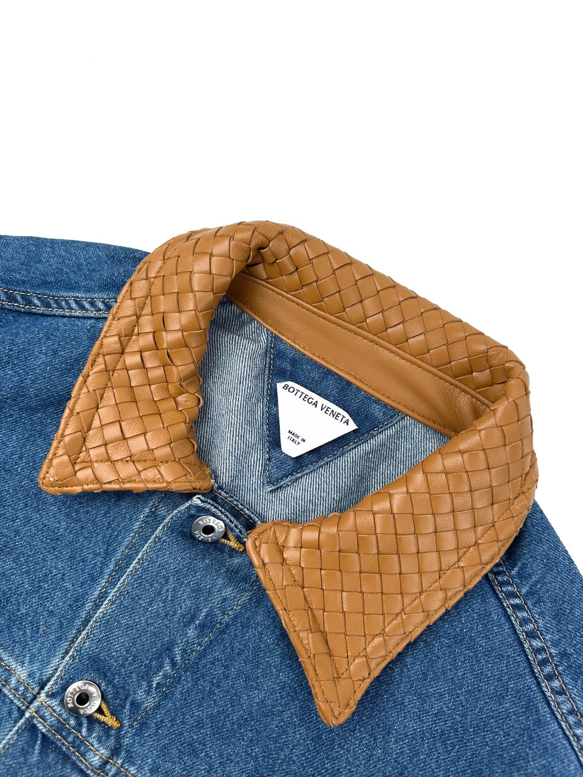 2026 new BV woven leather denim jacket (BB4040-C80)