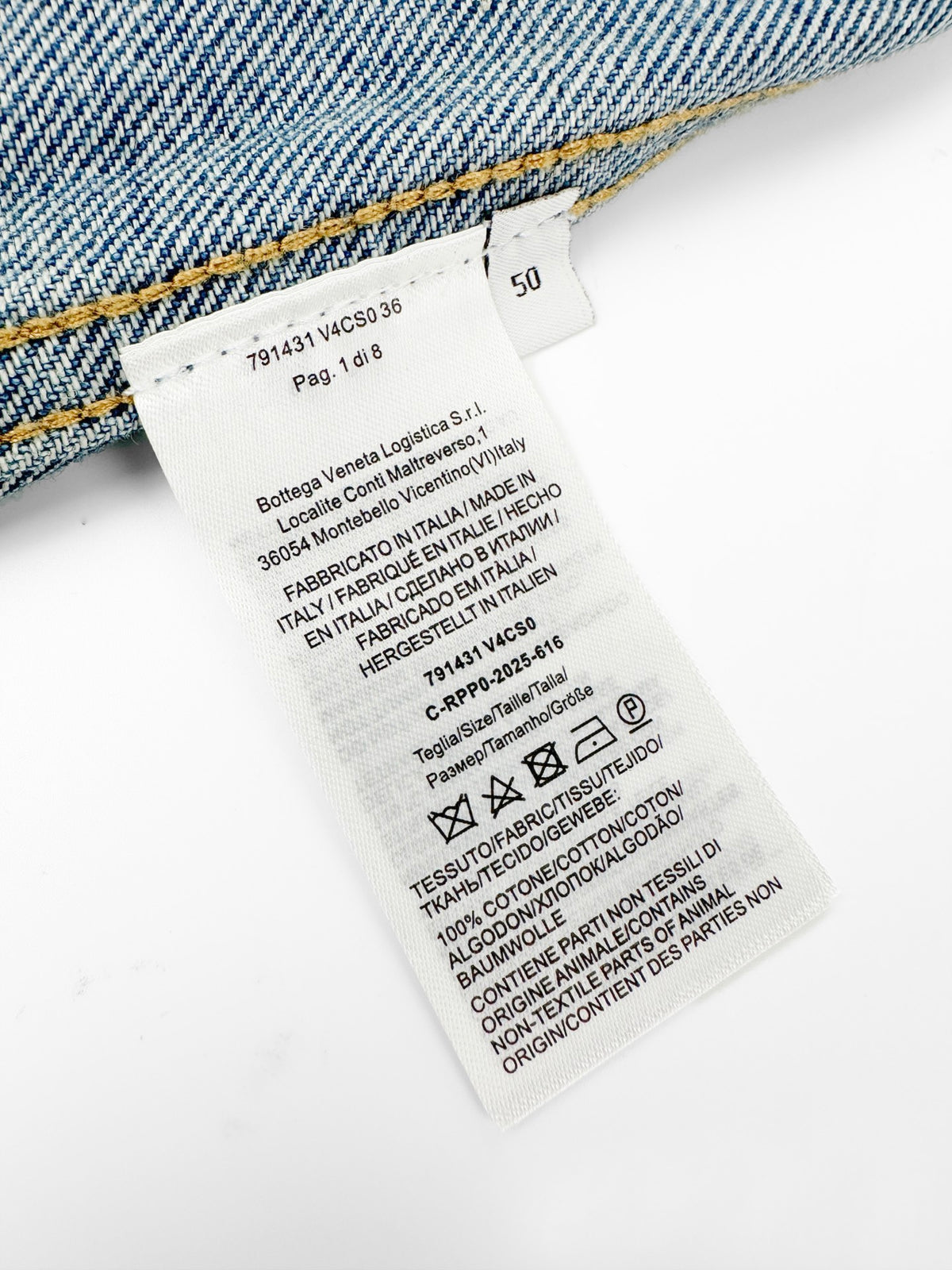 2026 new BV woven leather denim jacket (BB4040-C80)