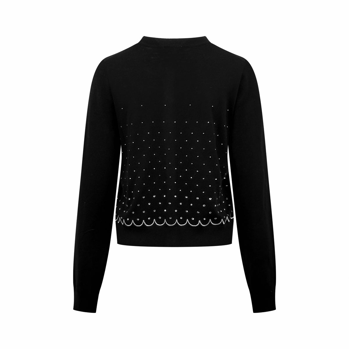 2026 Women's CD Embroidered Crystal Cardigan Sweater (DD198)
