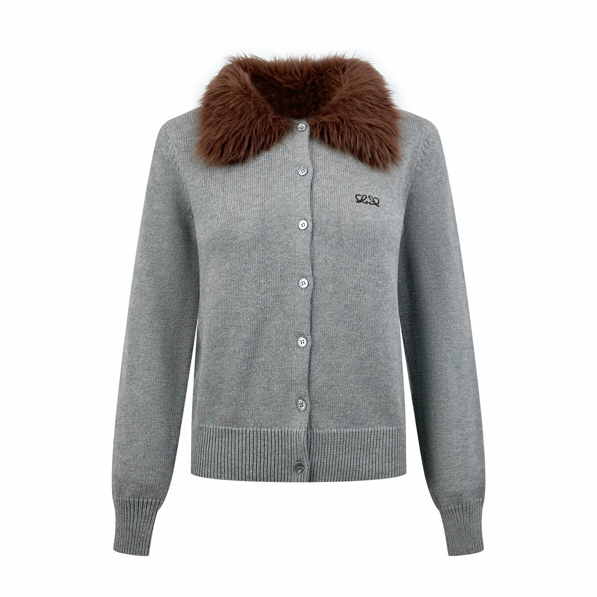2026 Women's Way Embroidered Fur Coat Sweater (DD200)