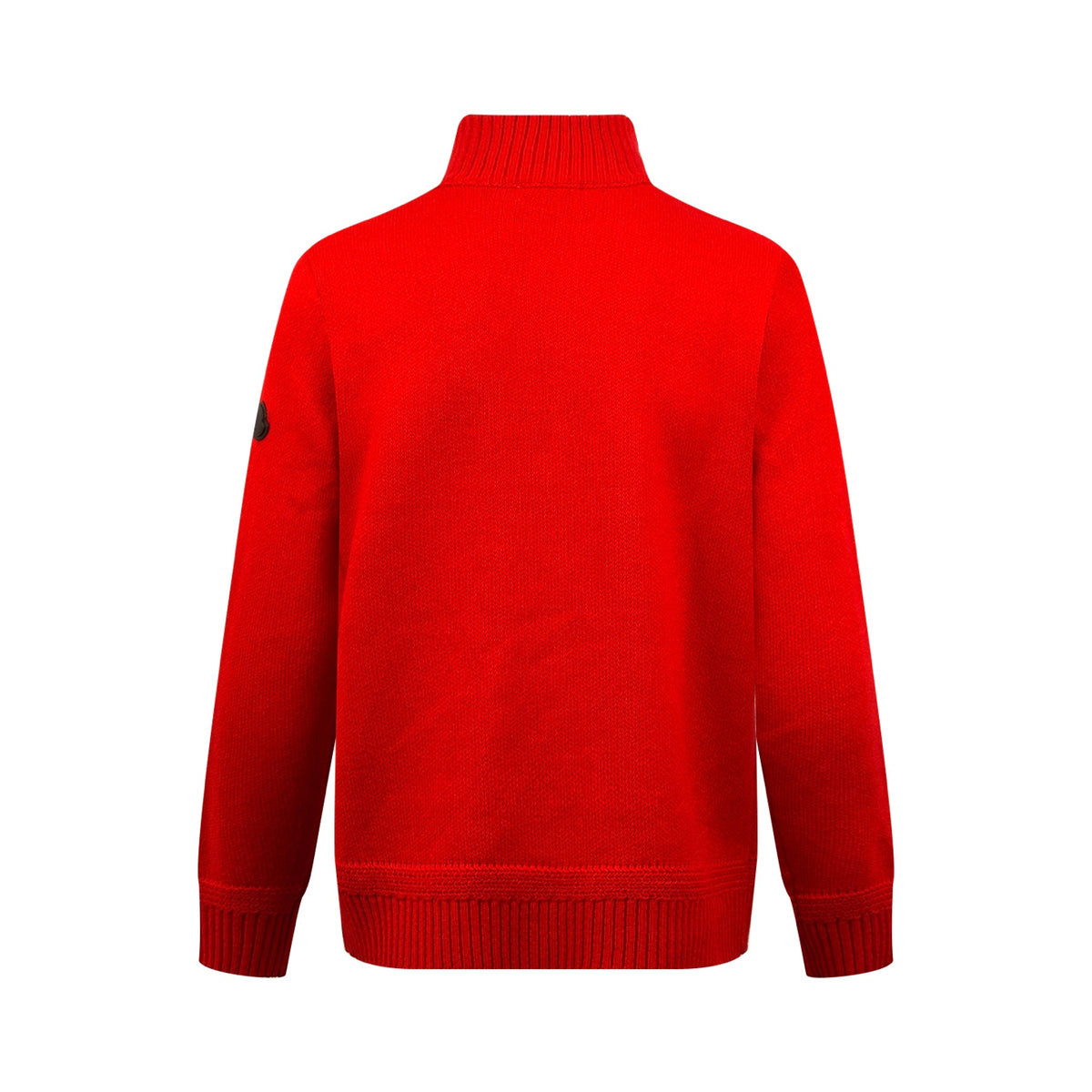2026 New Model Mon Logo Leather Pouch Half-Zip Sweater (AA1006-B40)